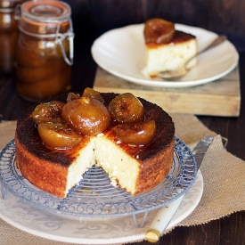 Cheesecake with Confit Fig