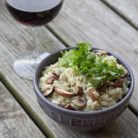 Garlic Mushroom Risotto