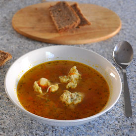 Russian Chicken and Dumpling Soup