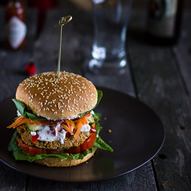 Vegan Chickpea Burger