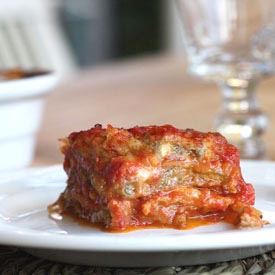 A Delicious Baked Eggplant Parmesan