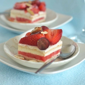 Strawberry and Watermelon Cake