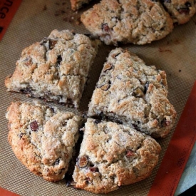 Fig and Chocolate Chip Scones