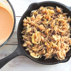 Pasta with Sausage, Fennel & Pumpkin