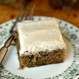 Zucchini Walnut Cake