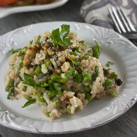 Asparagus & Green Pea Risotto