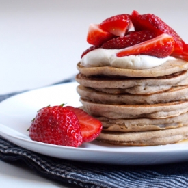 Banana and Buckwheat Pancakes