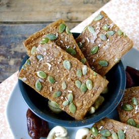 Vegan Pumpkin Pie Energy Bars