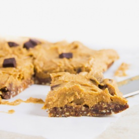 No-Bake Pumpkin Cookie Dough Bars