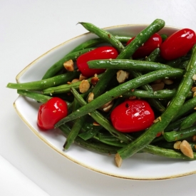 Green Beans with Tomatoes & Almonds