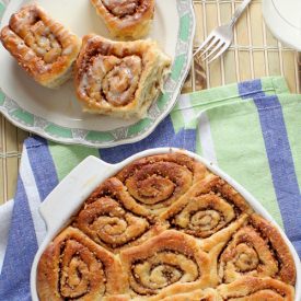 Cinnamon Rolls with Walnut Praline