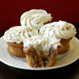 Nutella Fluffernutter Cupcakes