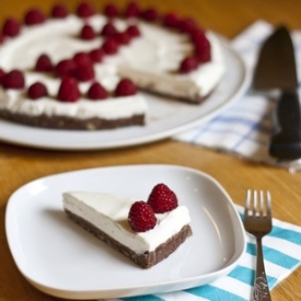 Nutella Cake with Yogurt Cream