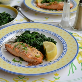 Parmesan & Chive Salmon & Spinach