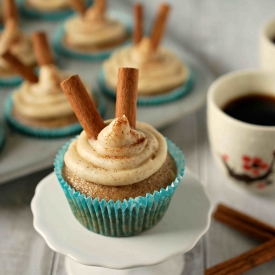 Chai Vanilla Bean Cupcakes