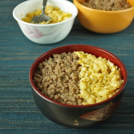 Japanese Minced Chicken & Egg Bowl