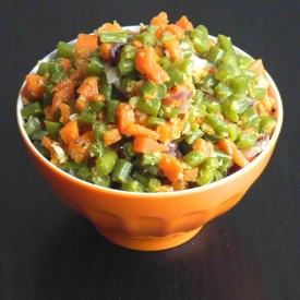 Carrot Bean Stir Fry