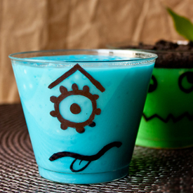 Spooky Pudding Cups