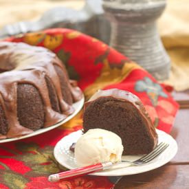 Chocolate Sour Cream Bundt Cake