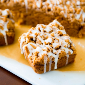 Iced Pumpkin Coffee Cake