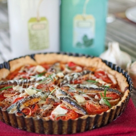 Sardine and Tomato Tart