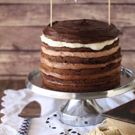 Mascarpone and Chocolate Tower