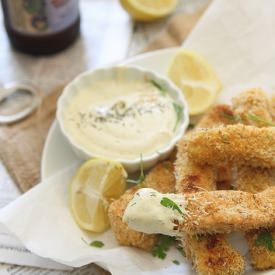 Crispy Baked Salmon Sticks