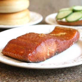 Brown Sugar Brined Smoked Salmon