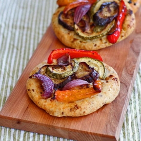 Marinated Veggies Focaccia