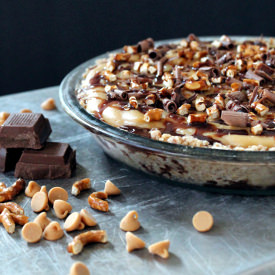 Peanut Butter Hot Fudge Pie