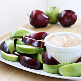 Apple Dip w/ Sweetened Cream Cheese