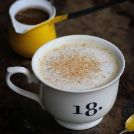 Vegan Pumpkin Spice Syrup and Latte