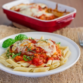 Lighter Chicken Parmigiana