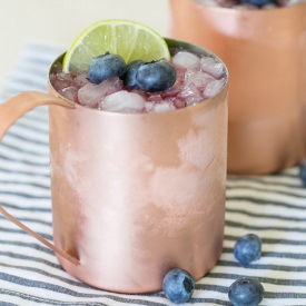 Blueberry Moscow Mules