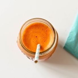 Beet, Orange, and Sweet Potato Juice