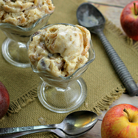 Skinny Apple Crisp Ice Cream