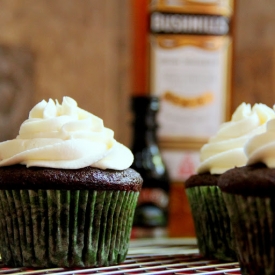 Guinness Irish Cream Cupcakes