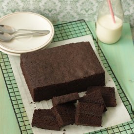 Glutinous Black Rice Flour Brownies