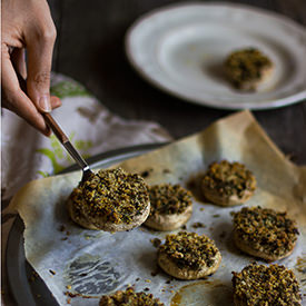 Au Gratin Stuffed Mushrooms