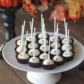 Pumpkin Pie Truffle Pops