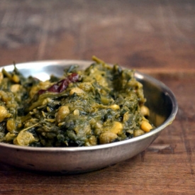 Kanda Bhaaji Chana Dal Sabzi