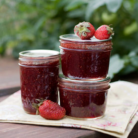 Strawberry Vanilla Rose Jam