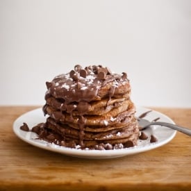 Nutella Espresso Pancakes