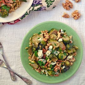 Warm Brussels Sprouts Salad