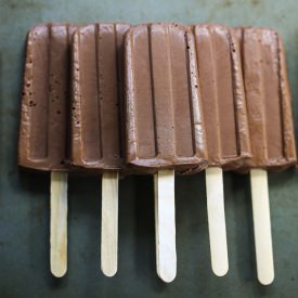 Healthier Fudgsicle Popsicles