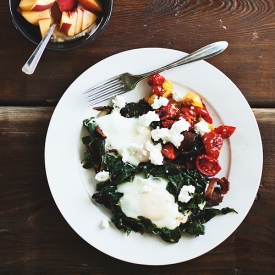 Eggs with Chard