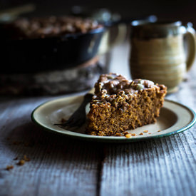 Crème Fraîche Pumpkin Coffee Cake