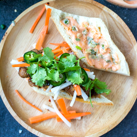 Pork Meatball Banh Mi