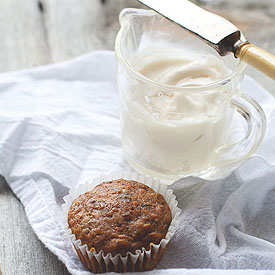 Cinnamon Carrot Banana Cupcakes