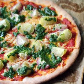 Tomatillo Pizza